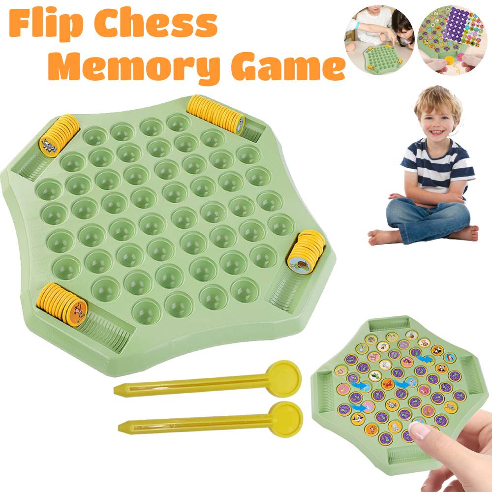 Board Game Flip 7 - فليب الشطرنج الأطفال الذاكرة التدريب لعبة