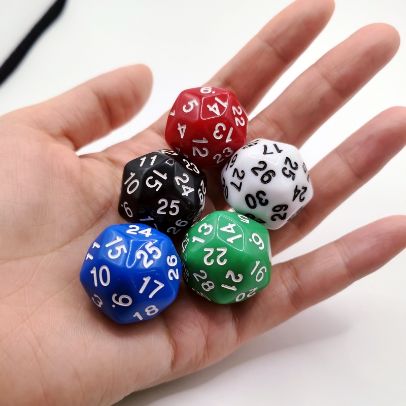 Board Game Yahtzee - 5 قطعة مكعب 30 الجانبين D30