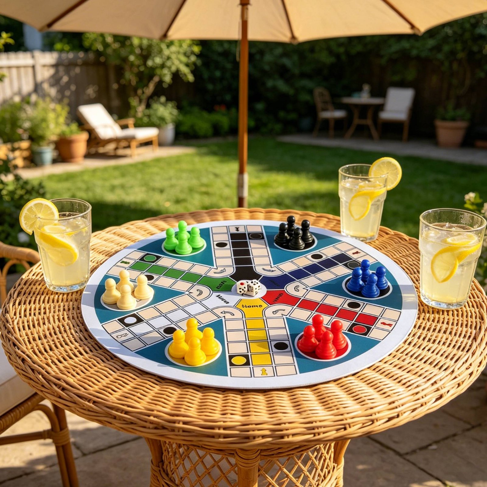 Board Game Ludo - مجموعة لعبة لودو لـ 6 لاعبين،