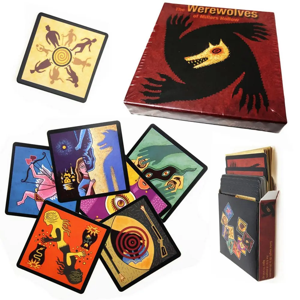 Board Game Werewolf - لعبة لوحية لقتل الذئب، بطاقات لعبة