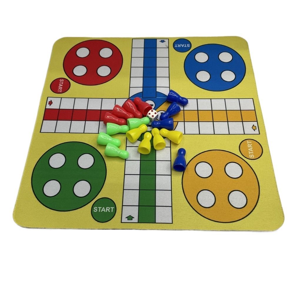 Board Game Ludo - مجموعة شطرنج لودو عائلية متعددة الألوان
