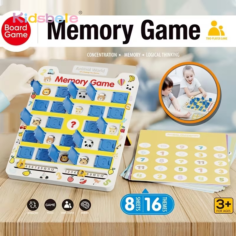 Board Game Flip 7 - لعبة لوحية لتنمية الذاكرة للأطفال، لعبة