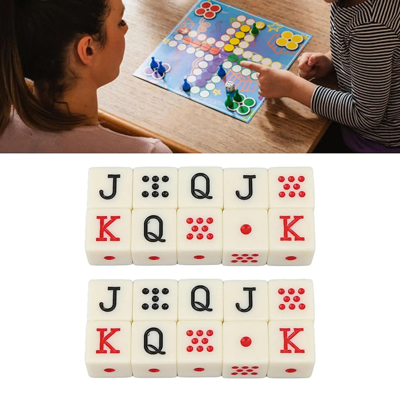 Board Game Ludo - مربع ركن النردات الاكريليك لعبة البوكر