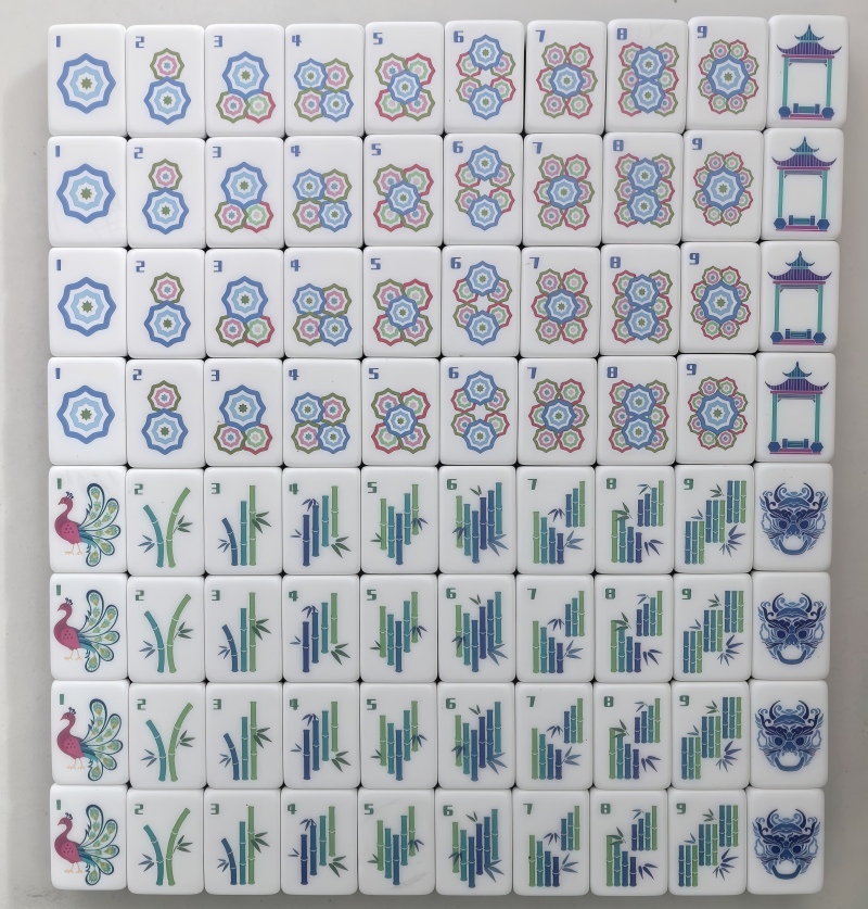 مجموعة ماجونغ جديدة من الأكريل - مراجعة Board Game Mahjong وسعره