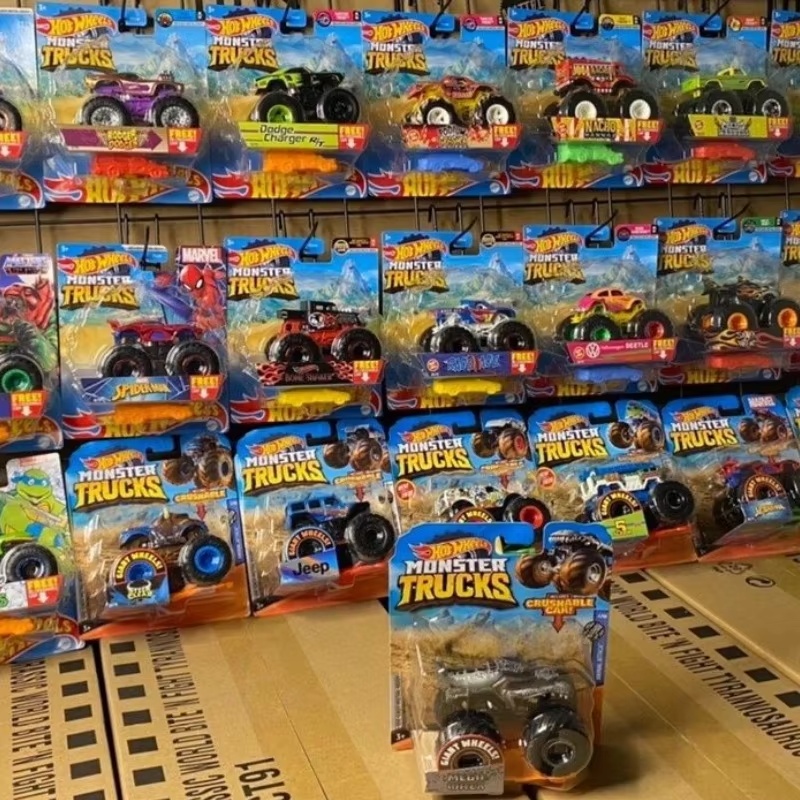 جديد حار عجلات الأصلي Fyj44 ال - مراجعة Hot Wheels Car Monster Trucks وسعره