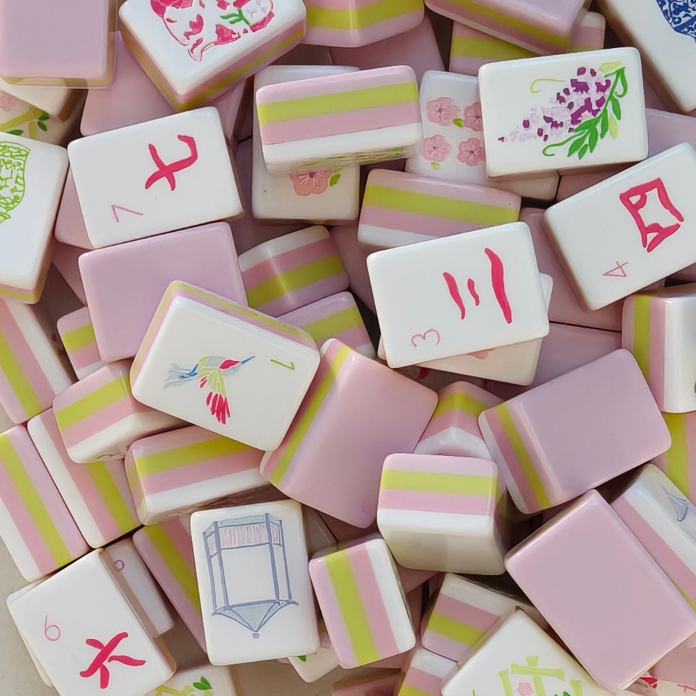 مجموعة ماجونغ أمريكية من الأكر - مراجعة Board Game Mahjong وسعره