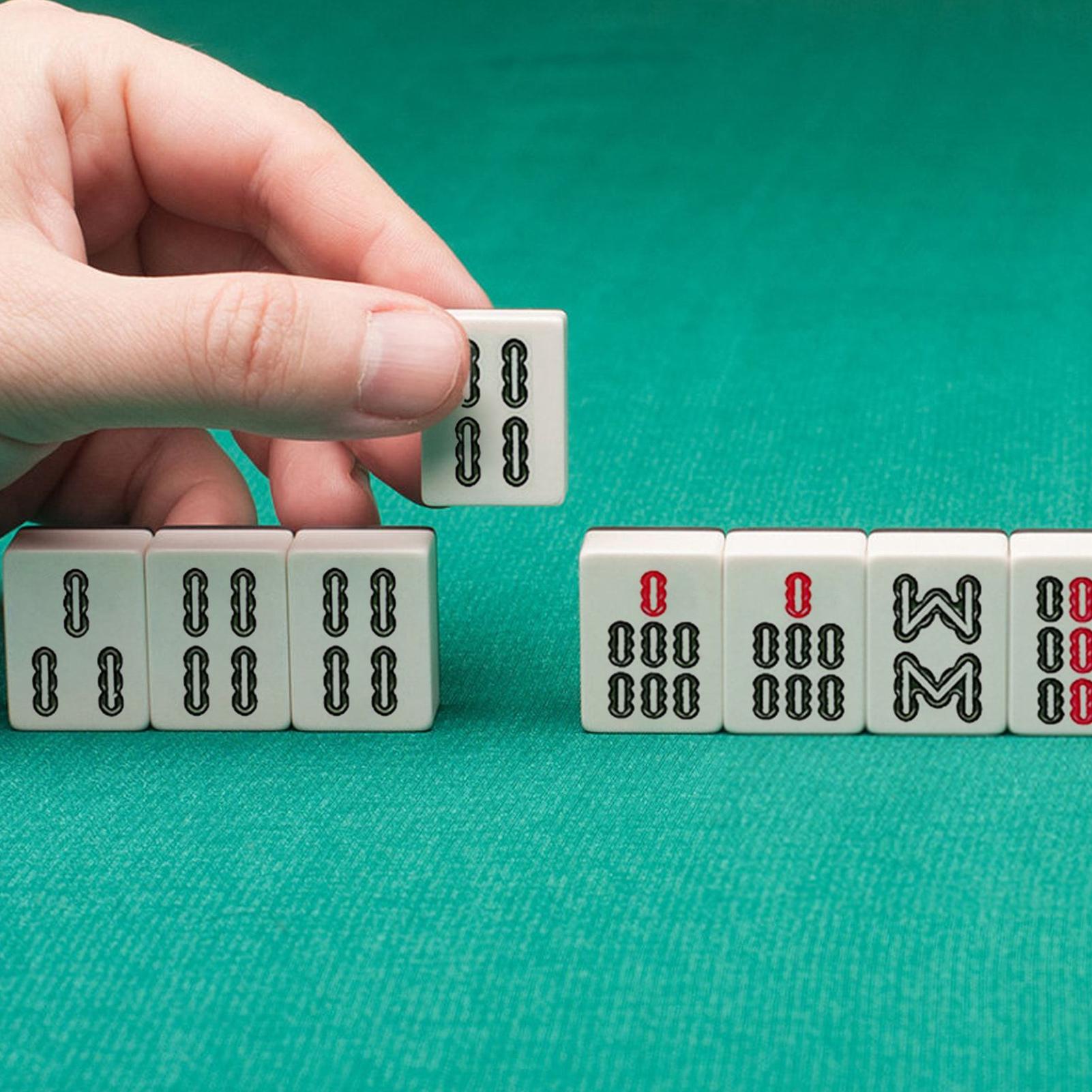 مجموعة ألعاب ماهجونغ الصينية،  - مراجعة Board Game Mahjong وسعره