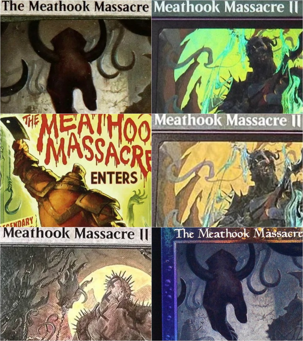 مذبحة Meathook مخصصة TCG بطاقا - مراجعة Board Game Quest وسعره