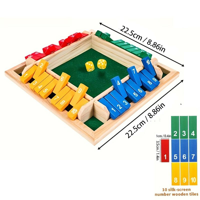 لعبة صندوقية خشبية بأحجار نردي - مراجعة Board Game Flip 7 وسعره