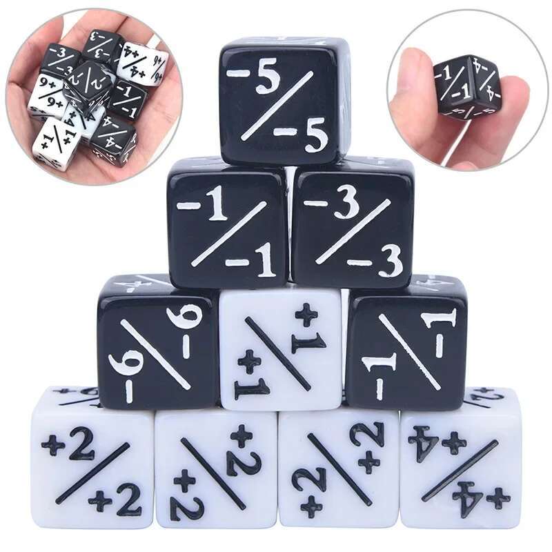 جديد: 10 قطع من نرد العد سداسي - مراجعة Game Token Counter وسعره