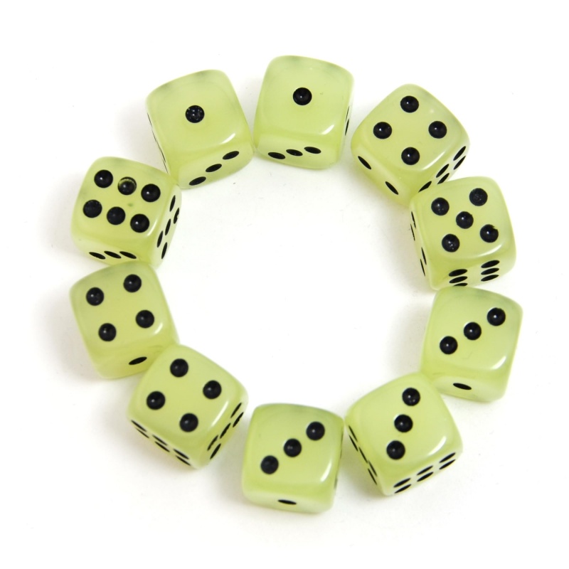 10 عبوات من النرد D6 مكونة من  - مراجعة Board Game Yahtzee وسعره