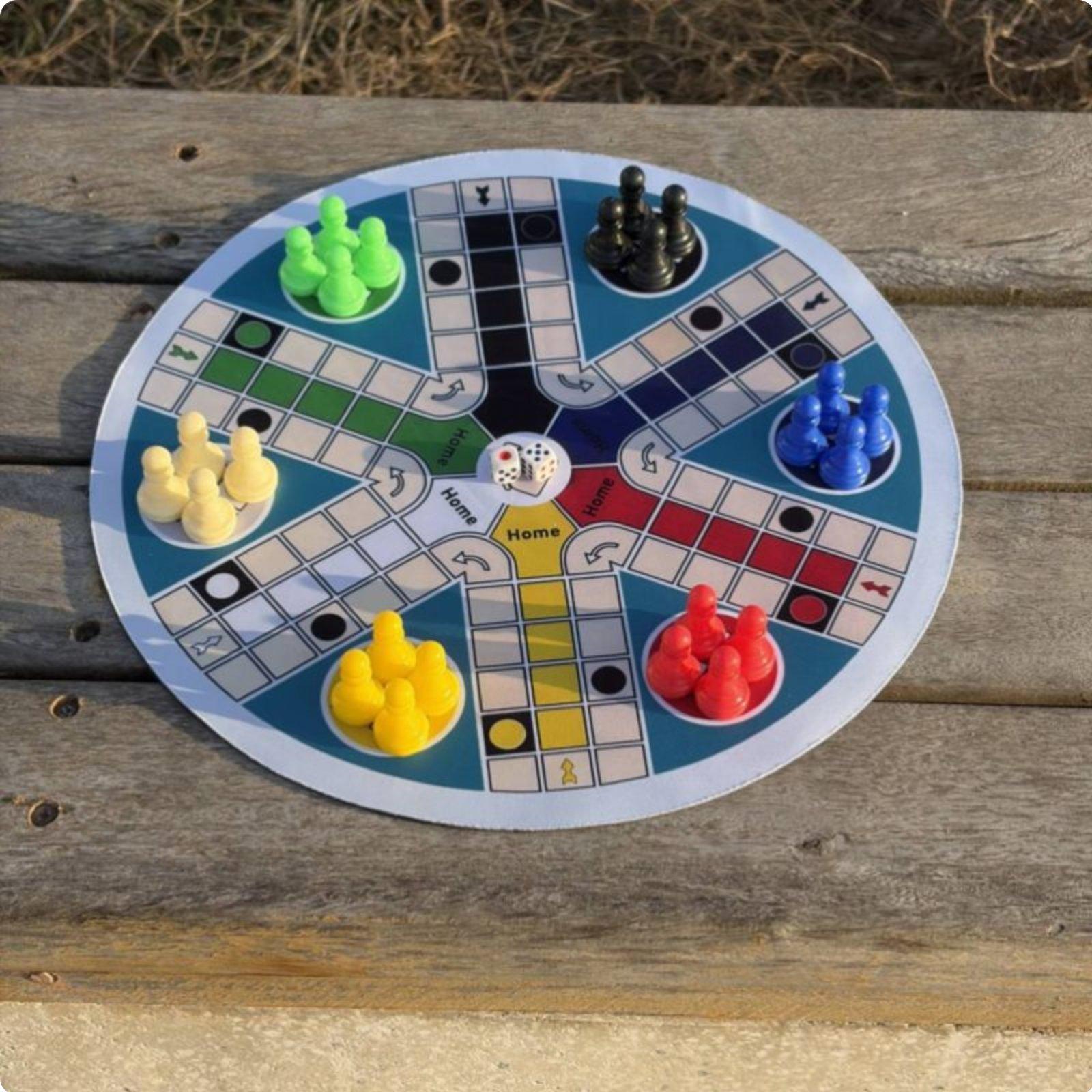 لوحة لعب شطرنج قابلة للطي لستة - مراجعة Board Game Ludo وسعره