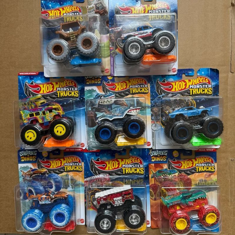 جديد حقيقية الساخن عجلات FYJ44 - مراجعة Hot Wheels Car Monster Trucks وسعره