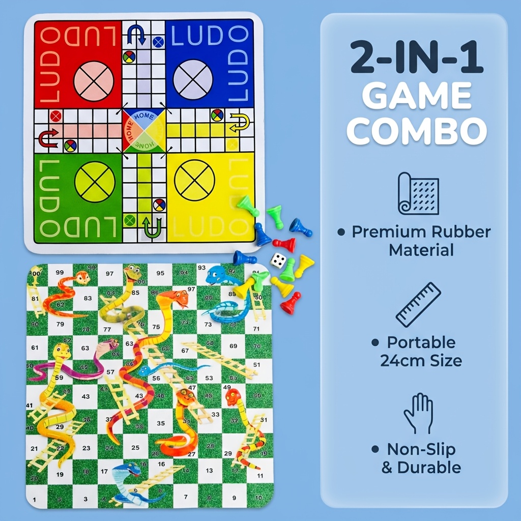 مجموعة ألعاب لودو وسلم وثعبان  - مراجعة Board Game Ludo وسعره
