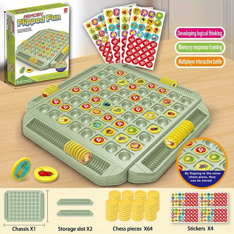 لعبة لوحة الذاكرة التعليمية ذا - مراجعة Board Game Flip 7 وسعره