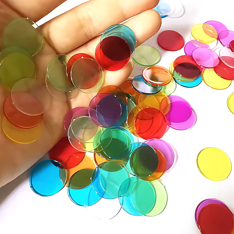100/200 قطعة 19 مللي متر جولة  - مراجعة Board Game With Chips وسعره