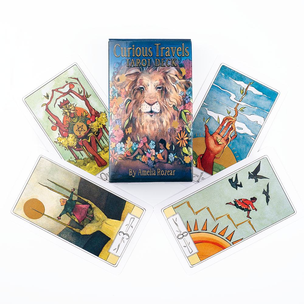 غريبة السفر التارو 10.3*6 سنتي - مراجعة Board Game Illustrator وسعره