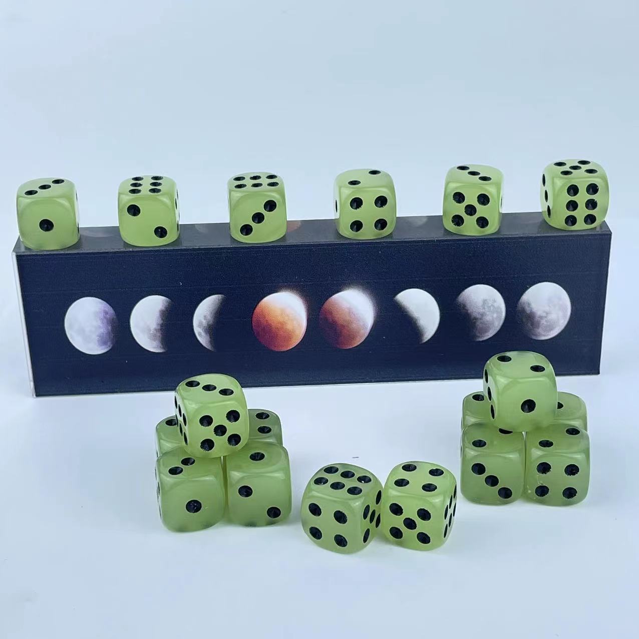 10 عبوات 14 مم D6 ستة جوانب مت - مراجعة Board Game Yahtzee وسعره