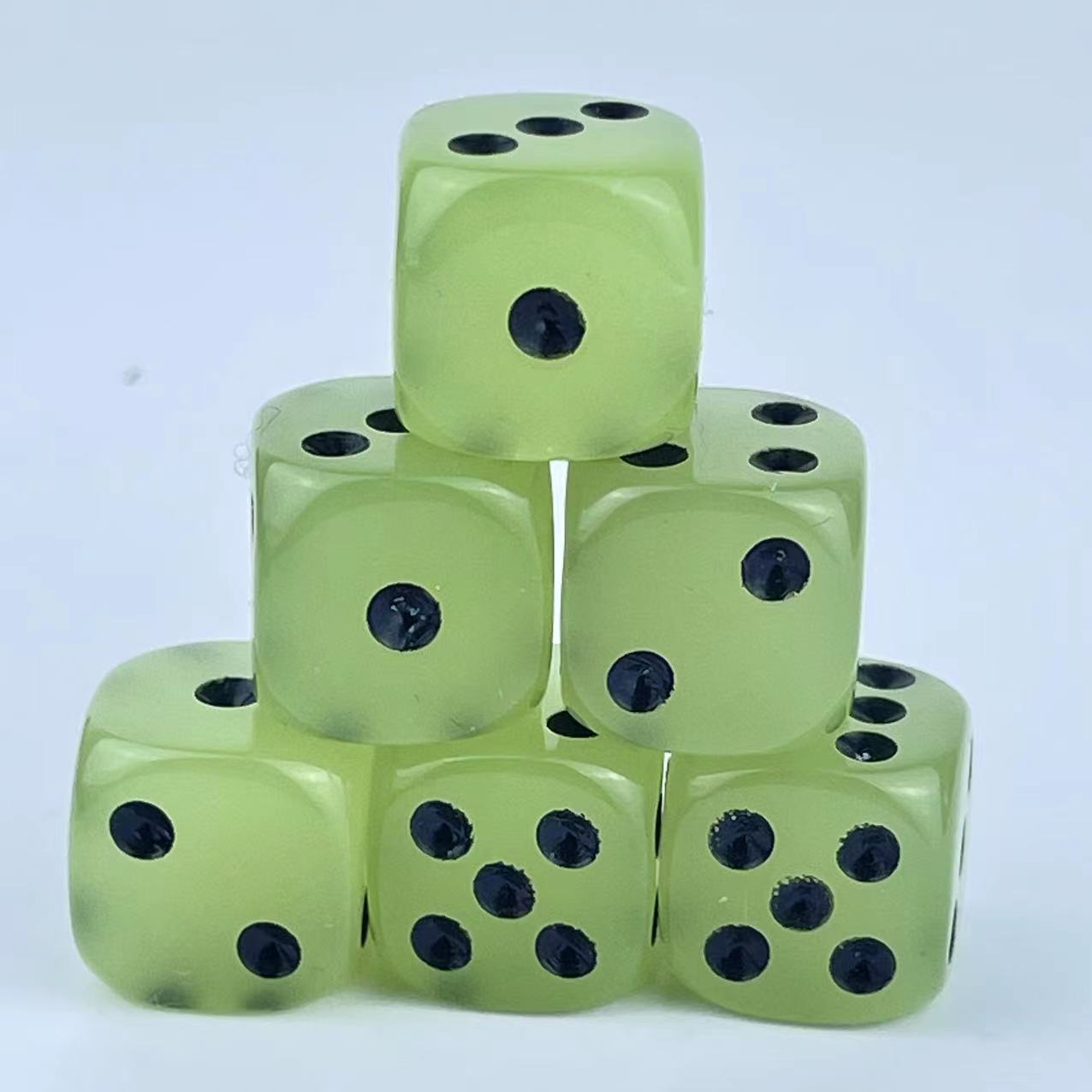 10 عبوات 14 مم D6 ستة جوانب مت - مراجعة Board Game Yahtzee وسعره