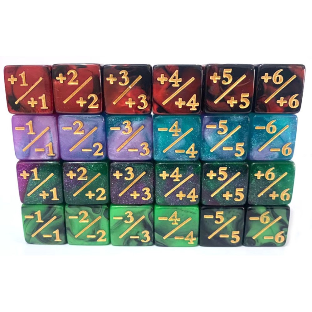10 قطع من عدادات النرد سداسية  - مراجعة Game Token Counter وسعره